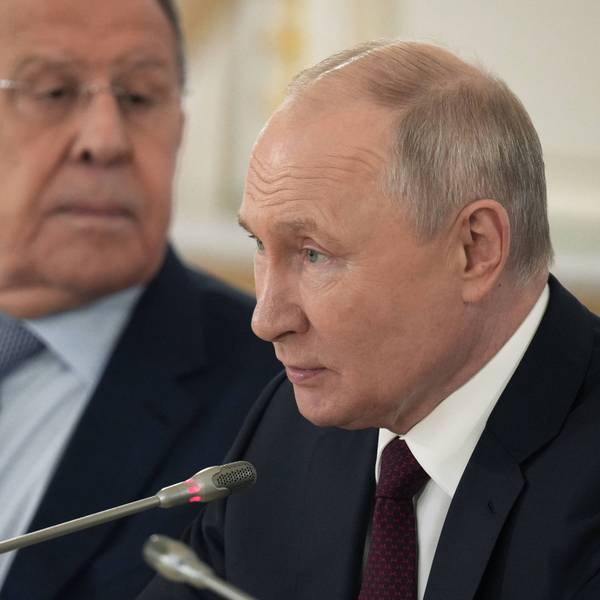 Der russische Präsident Wladimir Putin hat sich über deutsche Politiker ausgelassen. Außenminister Sergej Lawrow hat unterdessen die russischen Kriegsziele bekräftigt. (Archivbild)