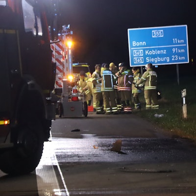 Feuerwehrleute der Wache Wesseling