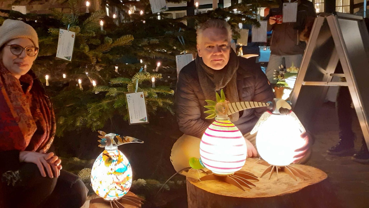Borowski Outdoor Magic mit Museumsleiterin Caroline Heise und Wiktor Borowski.