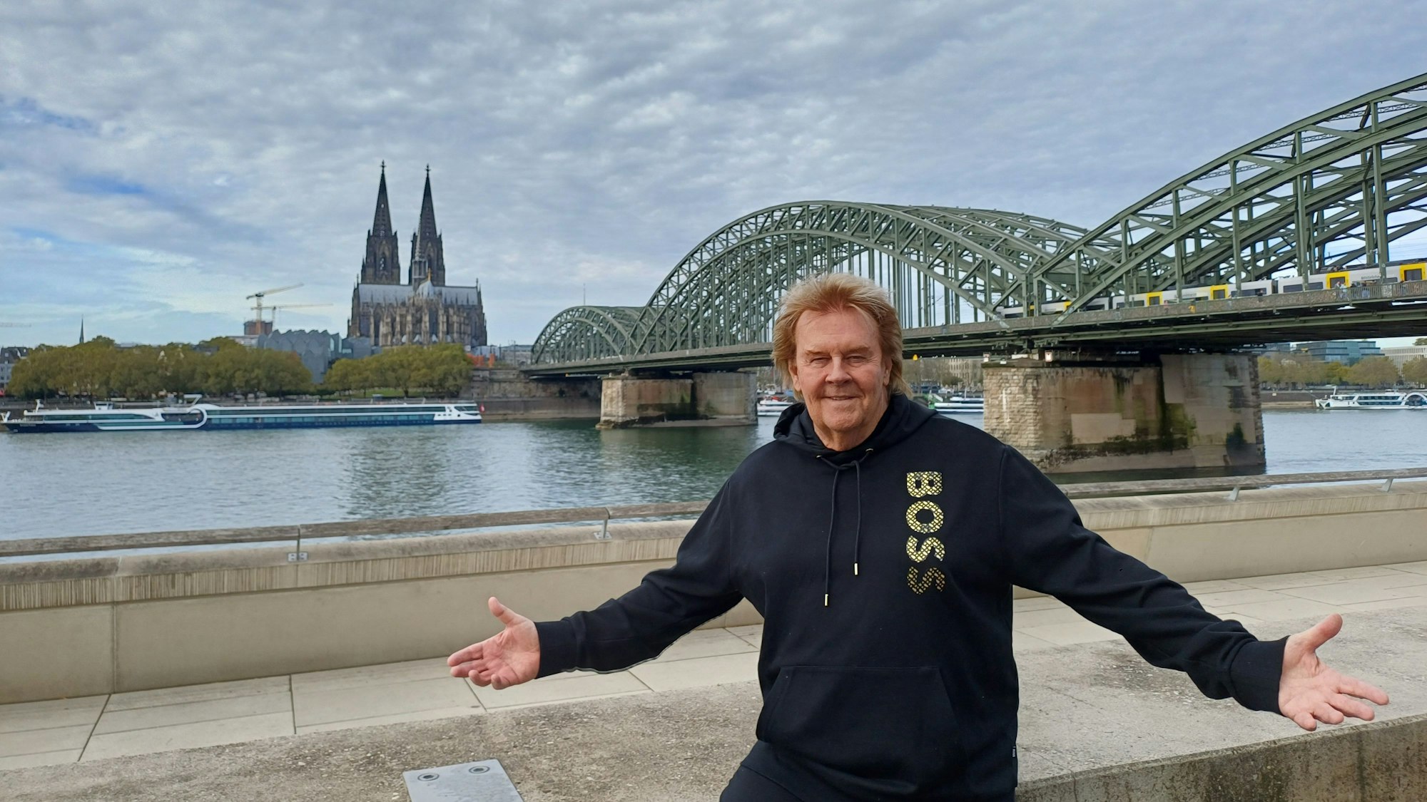 Fühlt sich wohl am Rhein: Howard Carpendale freut sich auf das Konzert Mitte Mai nächsten Jahres.