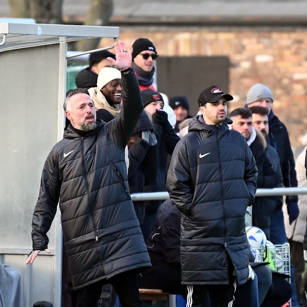 03.12.2023, Fussball-SpVg. Porz-SV Bergisch Gladbach
links: Jonas Wendt (Porz)
Foto: Uli Herhaus