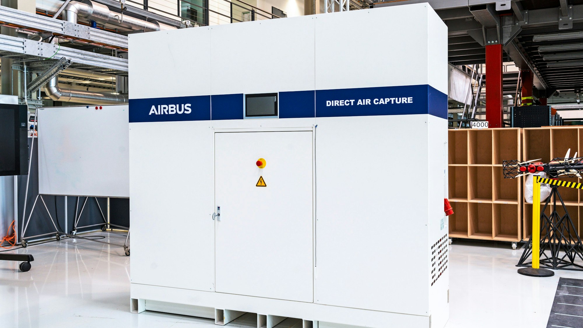 Eine Direct-Air-Capture Anlage in Hamburg