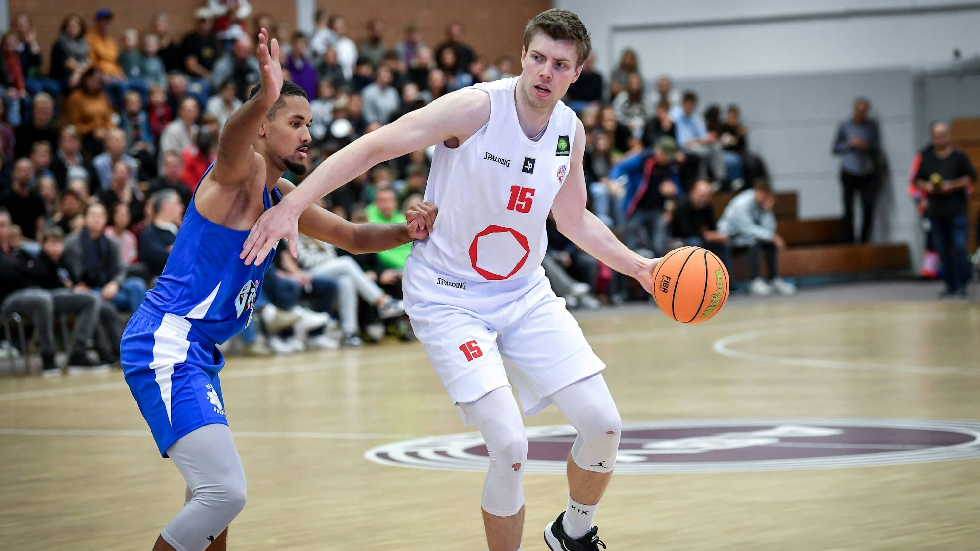 Barmer 2. Basketball Bundesliga ProB: Rheinstars Koeln vs. Berlin Braves 2000, 21.10.2023 Bjoern Rohwer RheinStars Koeln 15, Barmer 2. Basketball Bundesliga ProB: Rheinstars Koeln vs. Berlin Braves 2000 am 21.10.2023 im ASV Koeln in Koeln Nordrhein-Westfalen *** Barmer 2 Basketball Bundesliga ProB Rheinstars Koeln vs Berlin Braves 2000, 21 10 2023 Bjoern Rohwer RheinStars Koeln 15 , Barmer 2 Basketball Bundesliga ProB Rheinstars Koeln vs Berlin Braves 2000 on 21 10 2023 at ASV Koeln in Koeln North Rhine Westphalia Copyright: xBEAUTIFULxSPORTS/Mueller-Laschetx