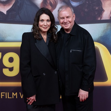 Joachim Król und Iris Berben bei der Weltpremiere des Kinofilms „791 km“ am Dienstag in München. Król spielt darin einen Taxifahrer. dpa