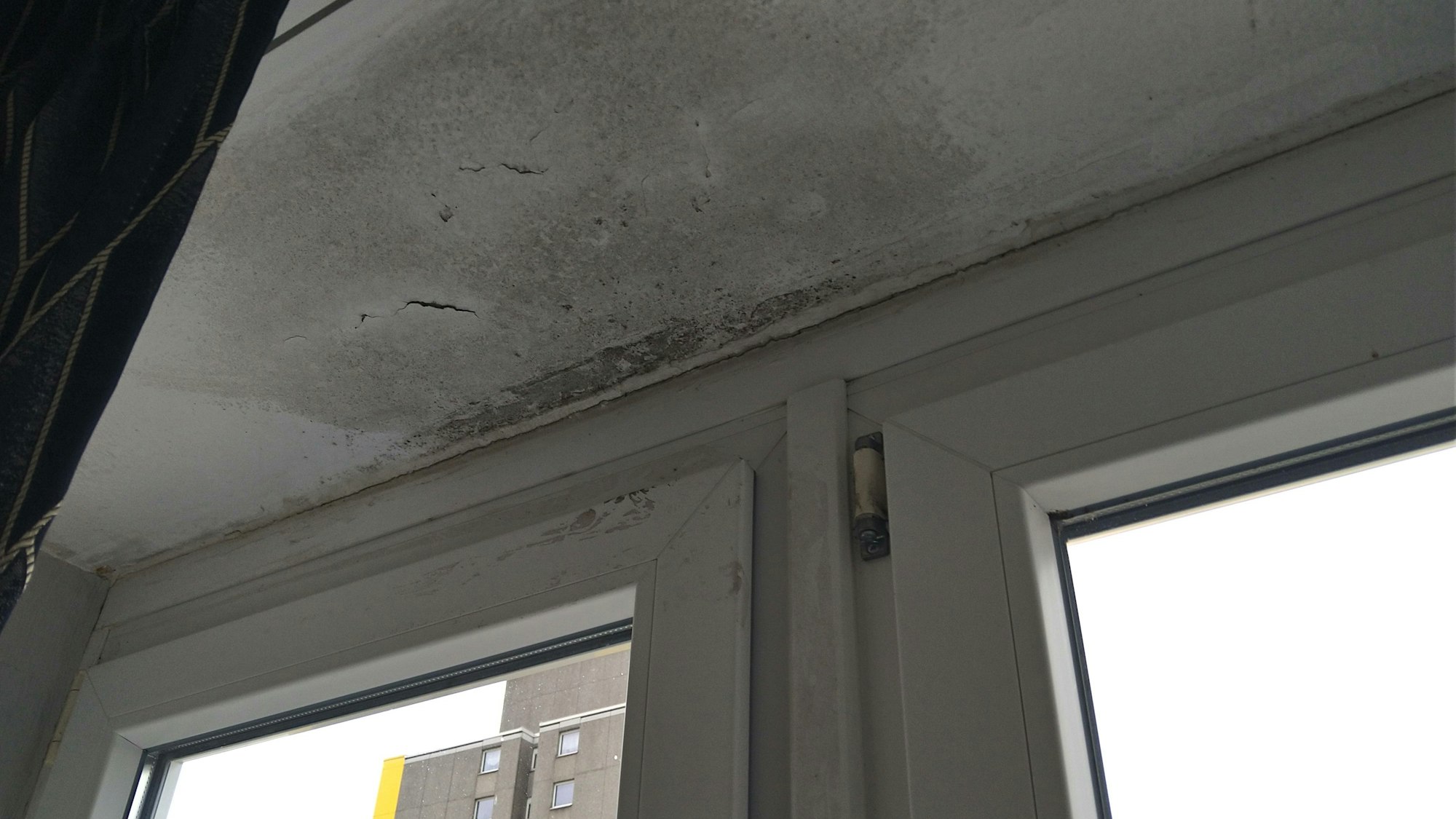 Die Wohnung von Familie Omari ist stark von Schimmel befallen.