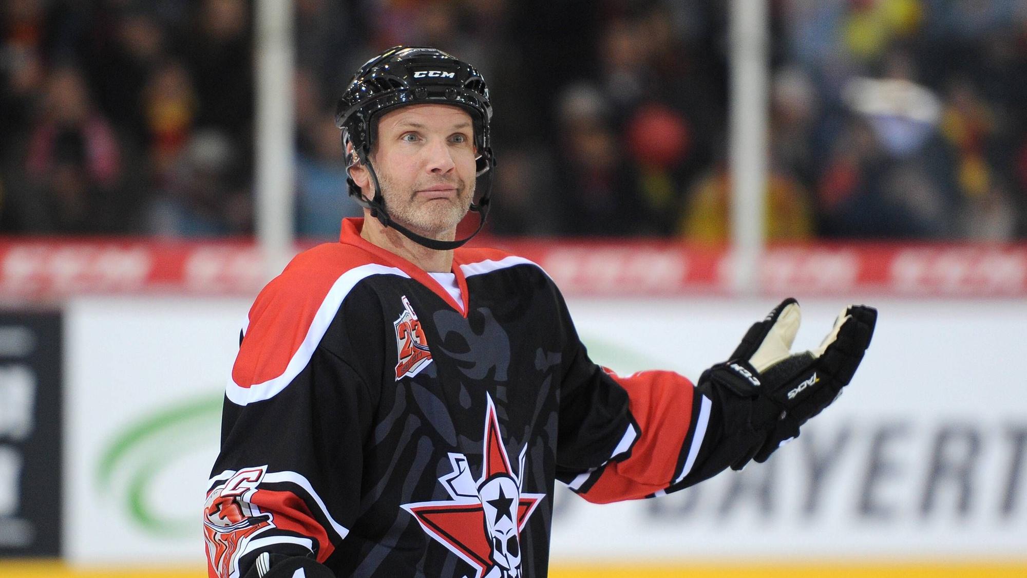 Daniel Kreutzer Abschiedsspiel: DEG Allstars - Daniels Freunde 17.02.2018. Mirko Lüdemann (Daniels Freunde). *** Daniel Kreutzer farewell game DEG Allstars of Daniels s friends 17 02 2018 Mirko Lüdemann Daniels s friends HM