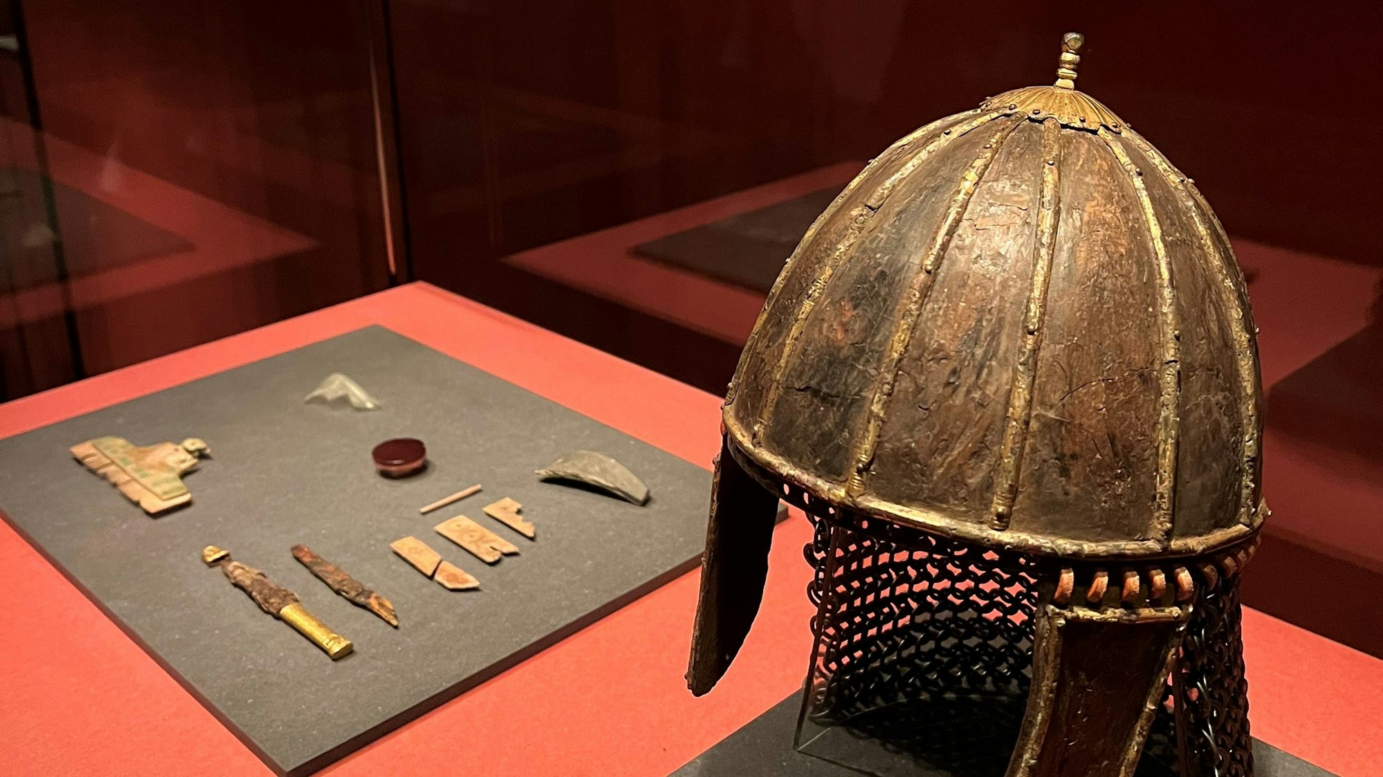 Kriegerische Grabbeigaben der Merowinger