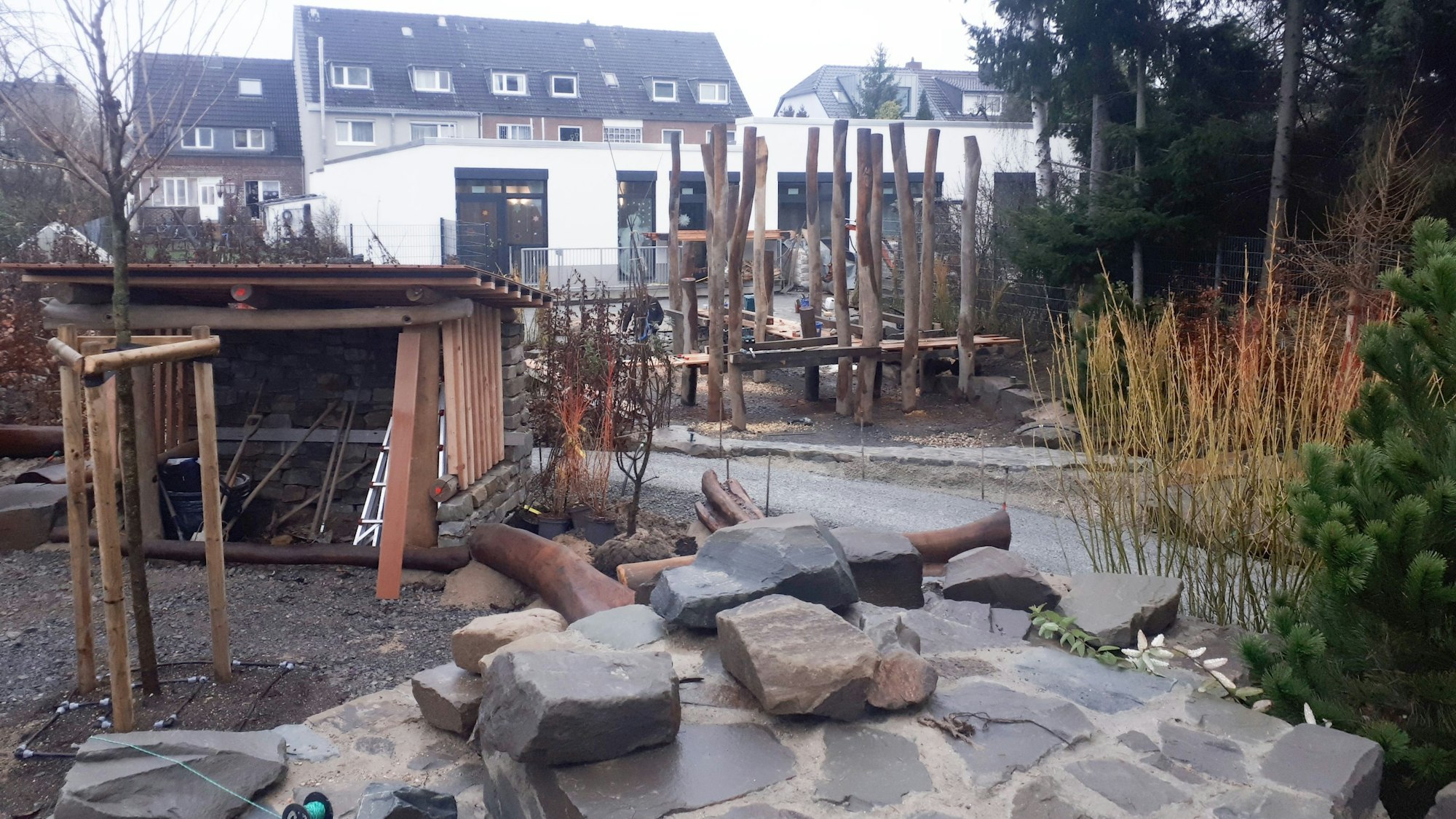 Das Außengelände der Kita in Longerich.