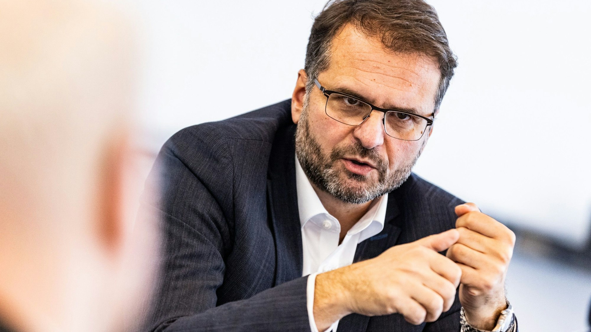 Rheinenergie Chef Andreas Feicht Foto: Meike Böschemeyer