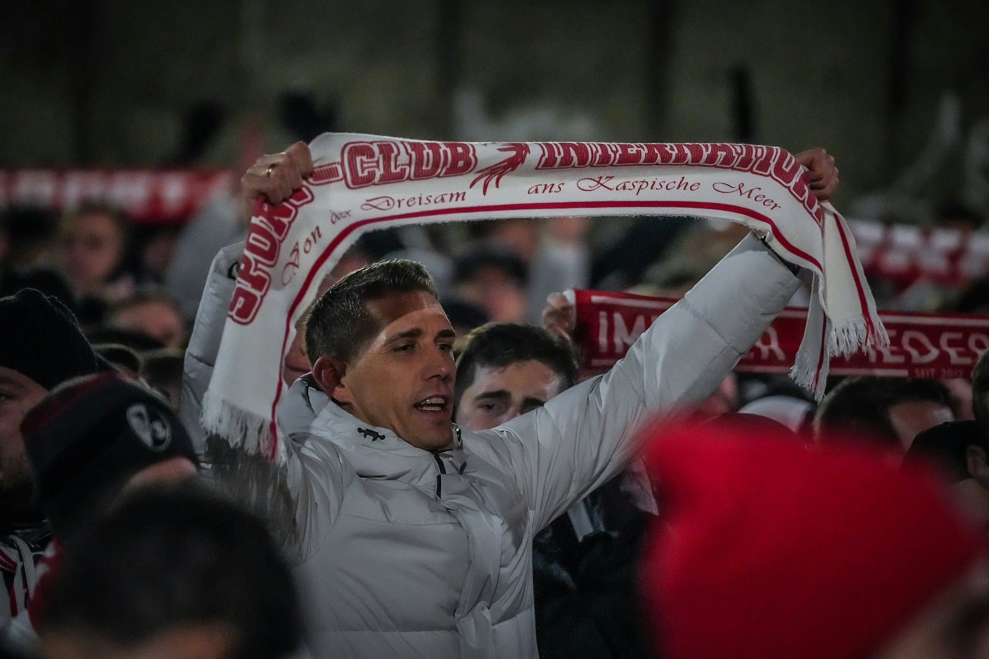 Fans des SC Freiburg im Stadion