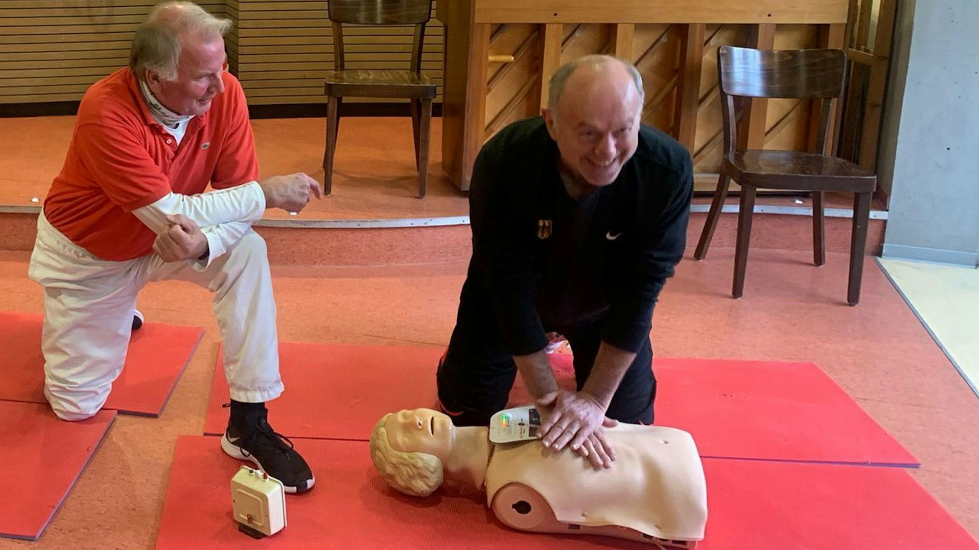 Der Vorsitzende Franz Kratochvil auf einer Fortbildung für innere Medizin