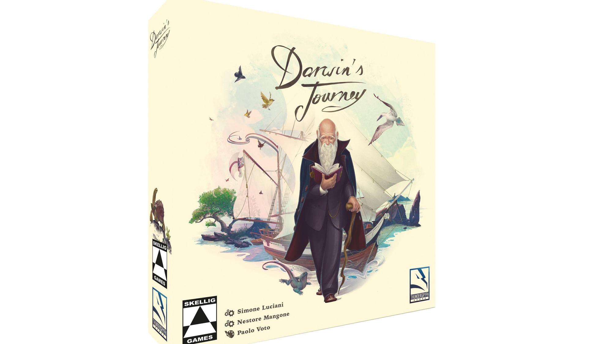 Spieleverpackung «Darwins Journey»
