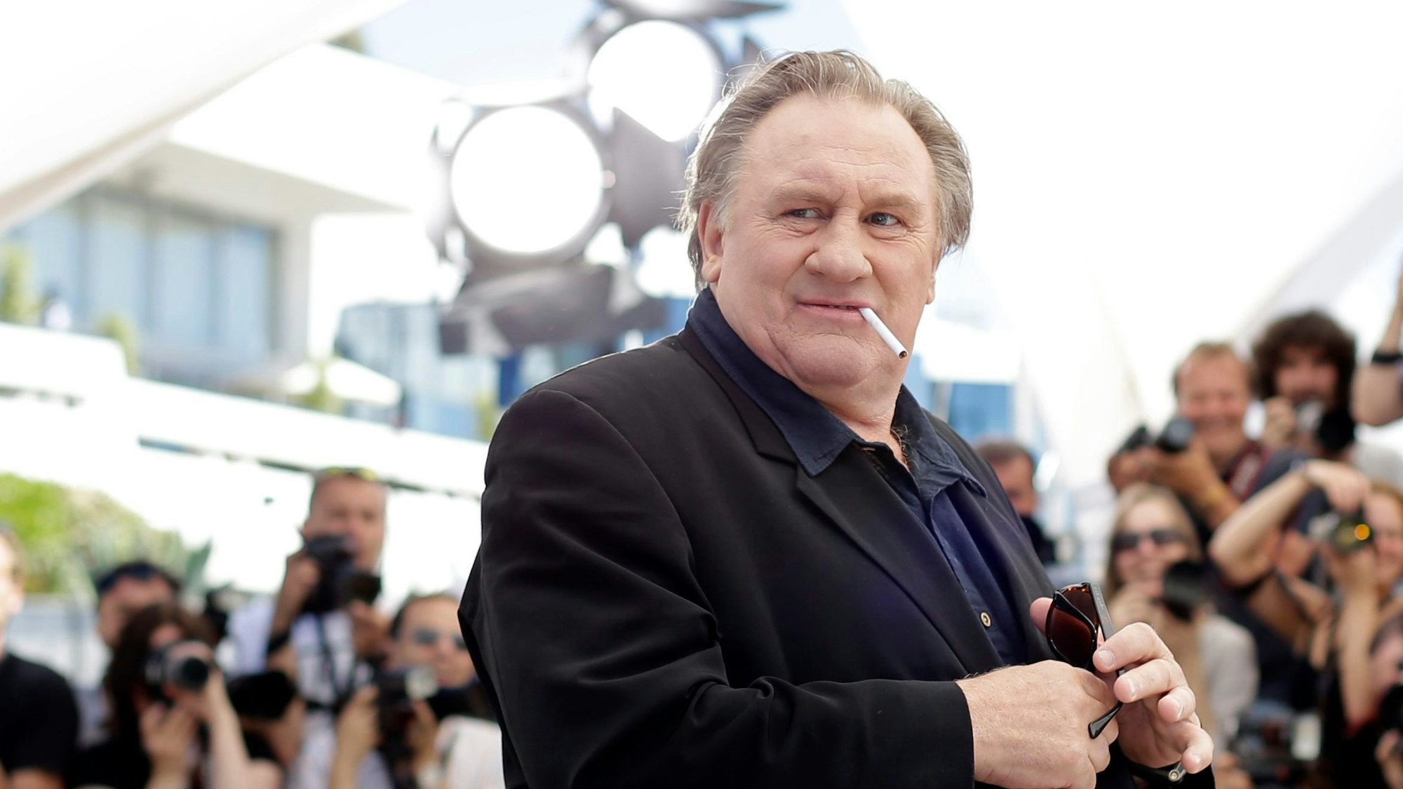 Der französische Schauspieler Gérard Depardieu