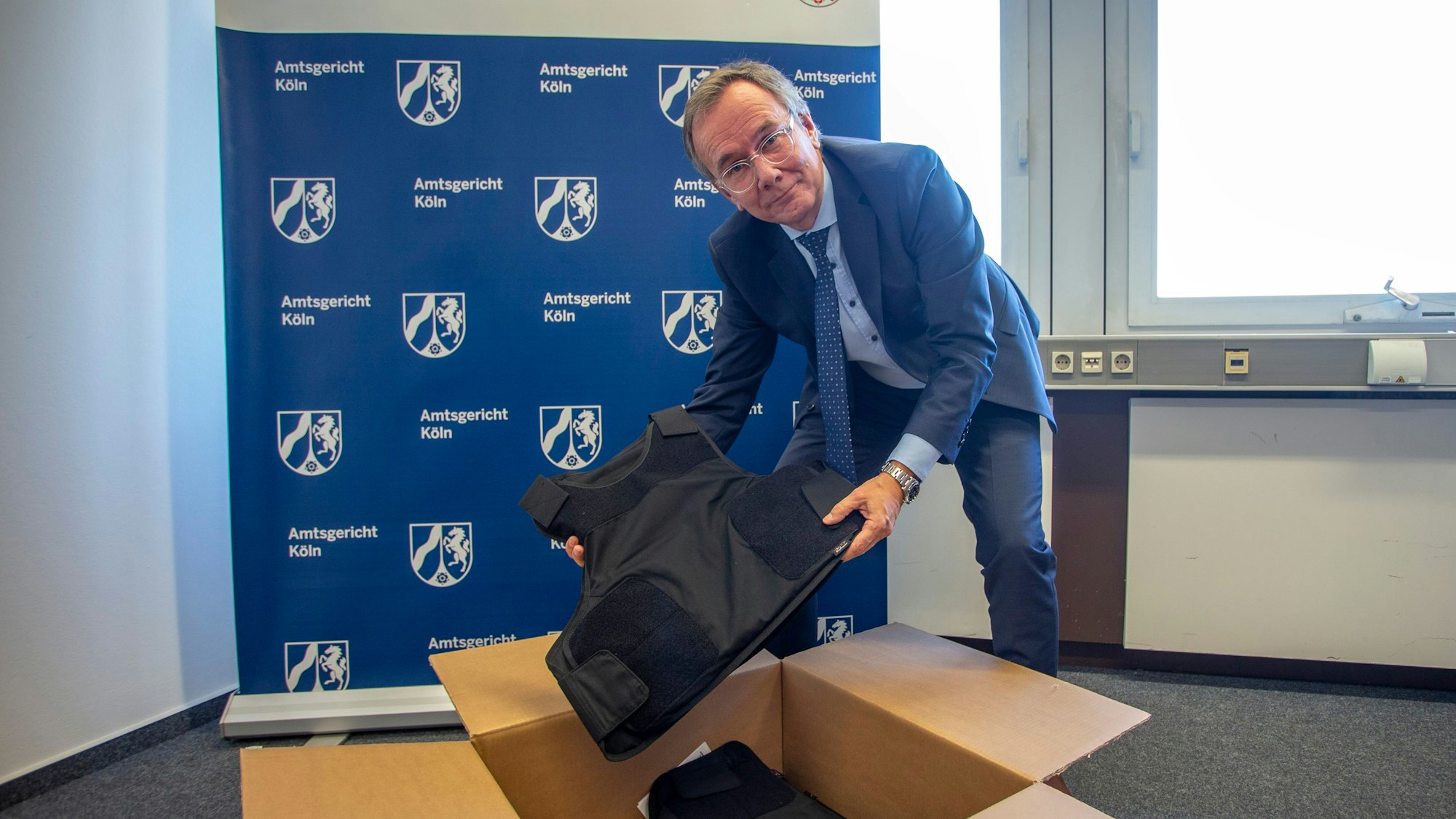 Stellte die Westen vor: Amtsgerichtspräsident Dr. Dietmar Dunke.