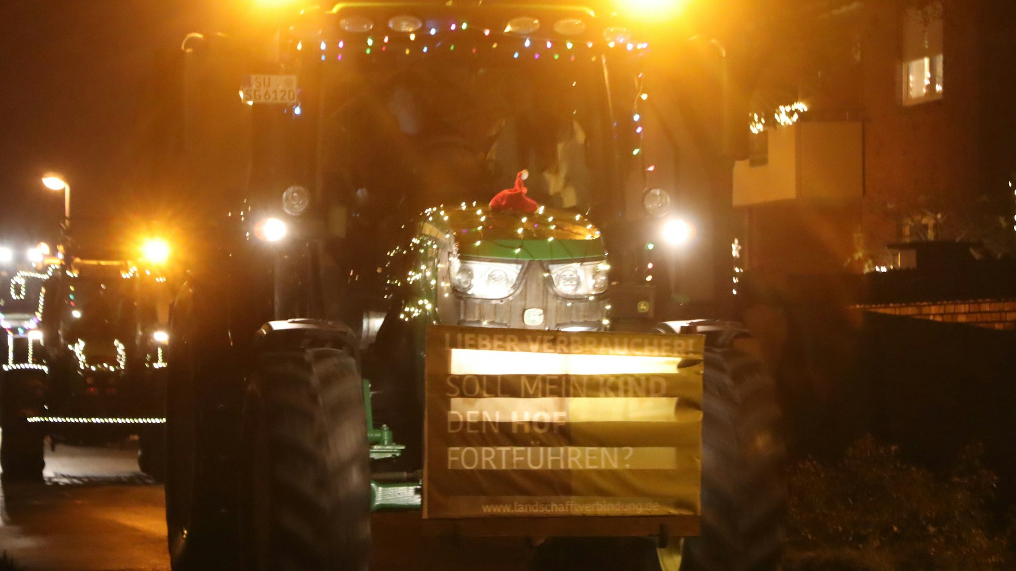 Transparente beinhalteten Kritik an der Ampelregierung