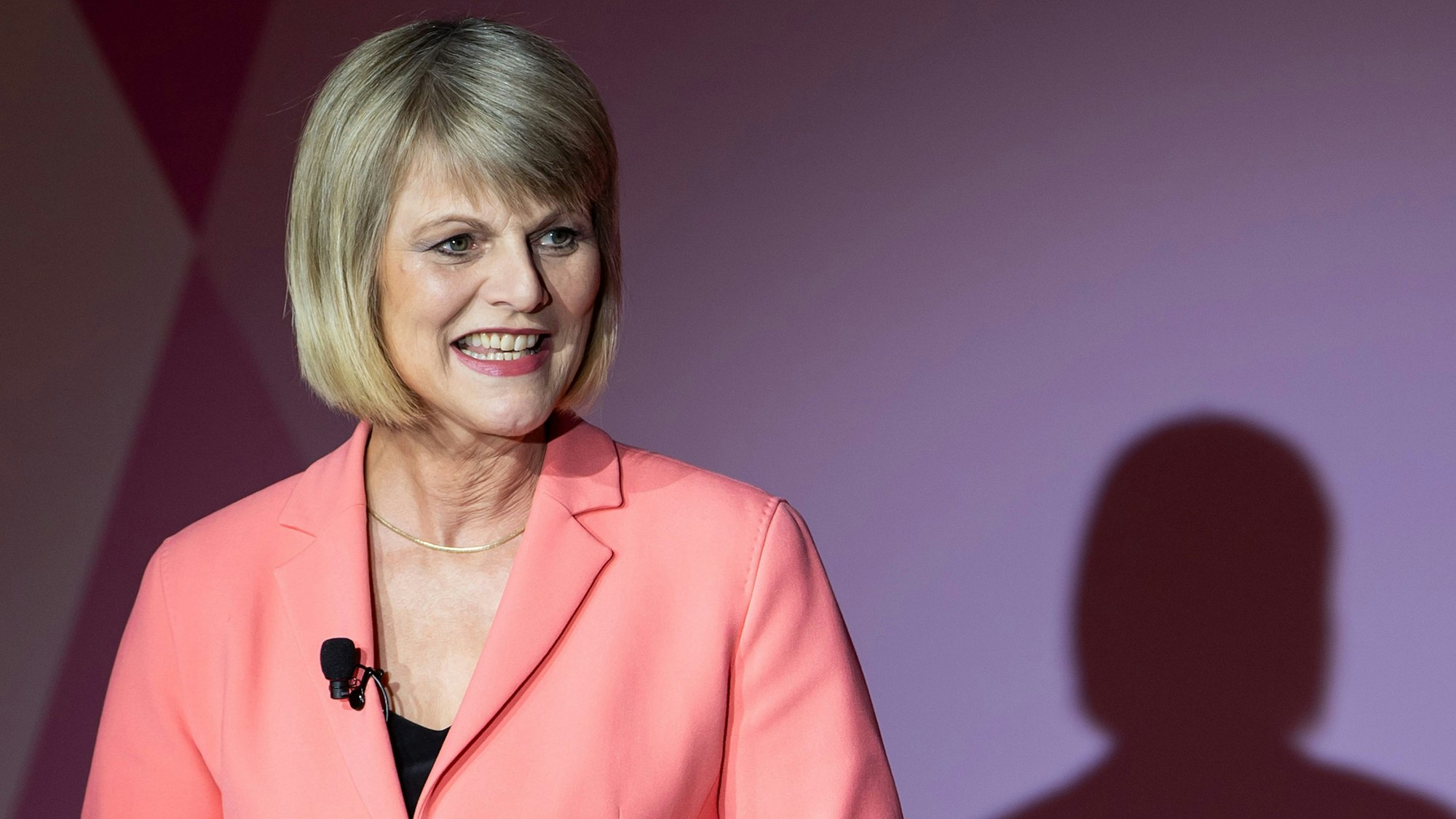 ZDF-Moderatorin Gundula Gause, hier bei einem Familienunternehmer-Tag, gilt als das Gesicht des „heute journal“.