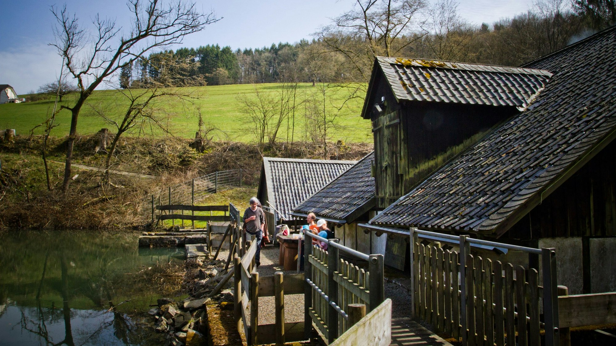 Blick über den Oelchenshammer in Engelskirchen-Bickenbach.