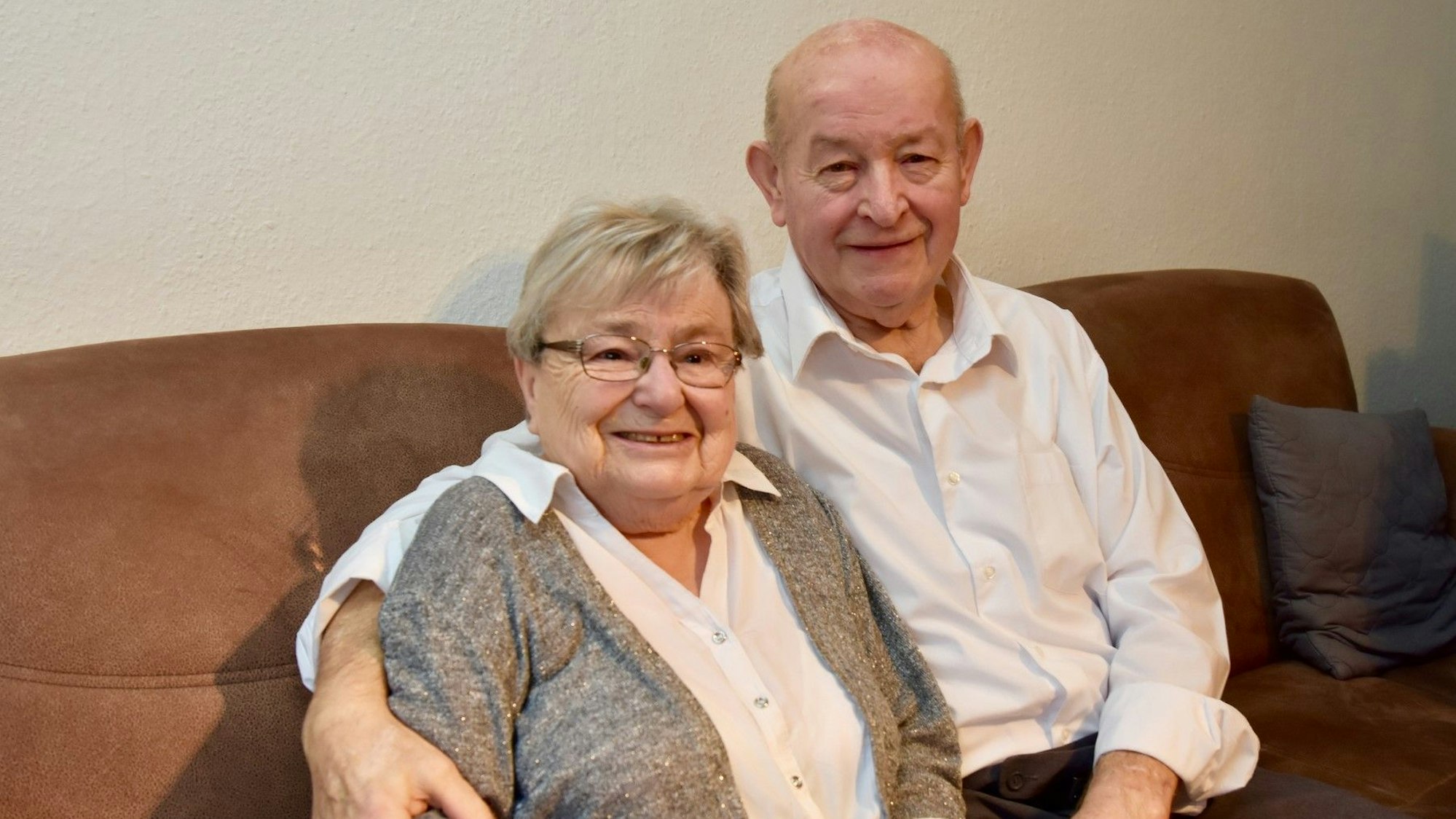 Ilse und Paul Dung aus Sankt Augustin sind seit 60 Jahren verheiratet.