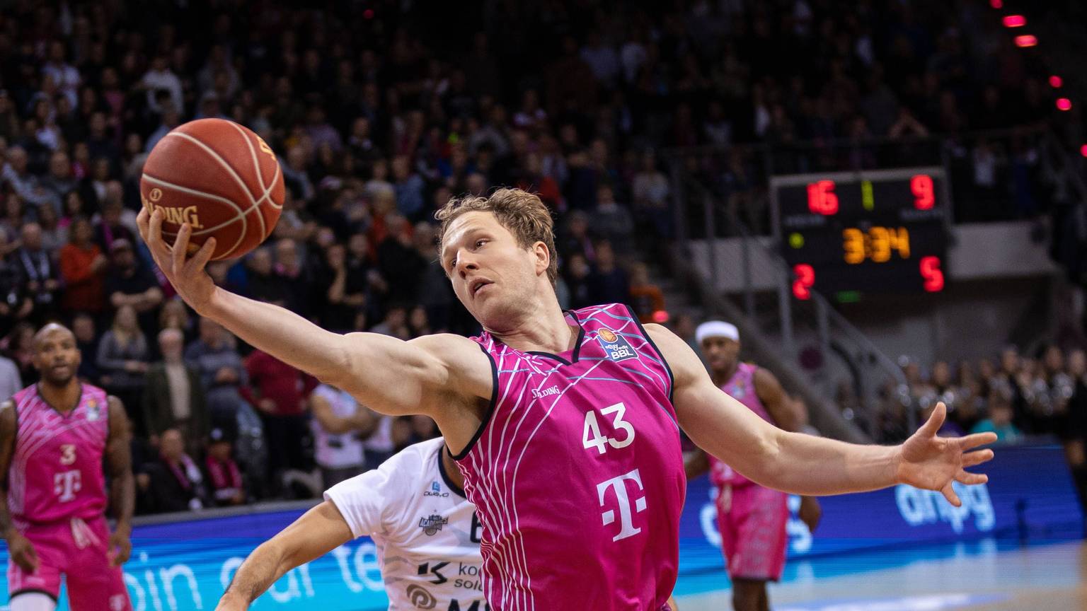 Nationalspieler Christian Sengfelder ist zu einem Leistungsträger der Baskets geworden, der regelmäßig zweistellig punktet.