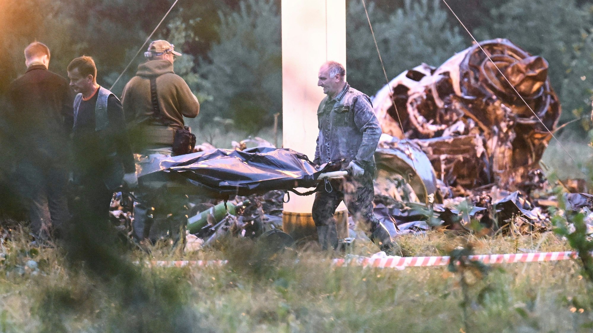 24. August in der russischen Region Twer: Das Flugzeug mit zehn Insassen, unter ihnen auch Wagner-Chef Jewgeni Prigoschin, ist abgestürzt. (Archivbild)