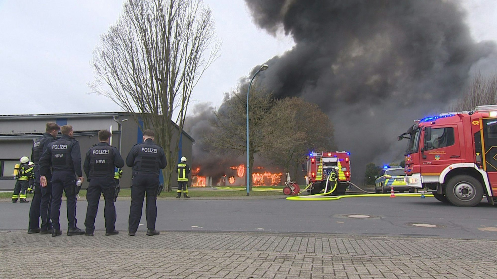 Für Anwohner bestand aufgrund er starken Rauchentwicklung Gefahr.