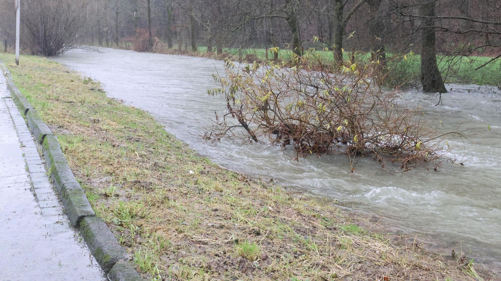 Hochwasser Agger Rebbelroth.