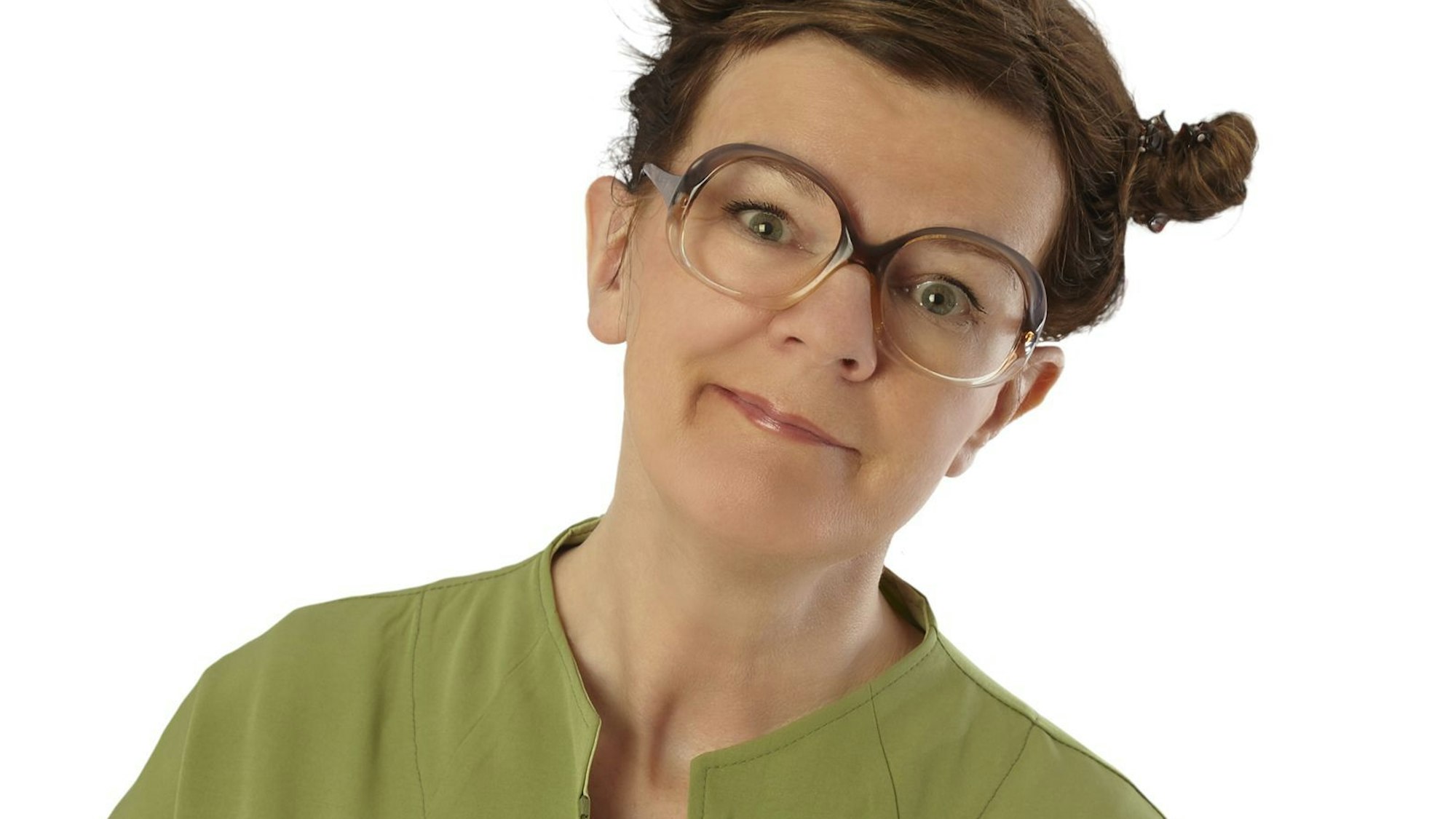 Die Sauerländer Kabarettistin Frieda Braun bescherte der Reihe „Waldbröl lacht“ zum ersten Mal ein ausverkauftes Haus.