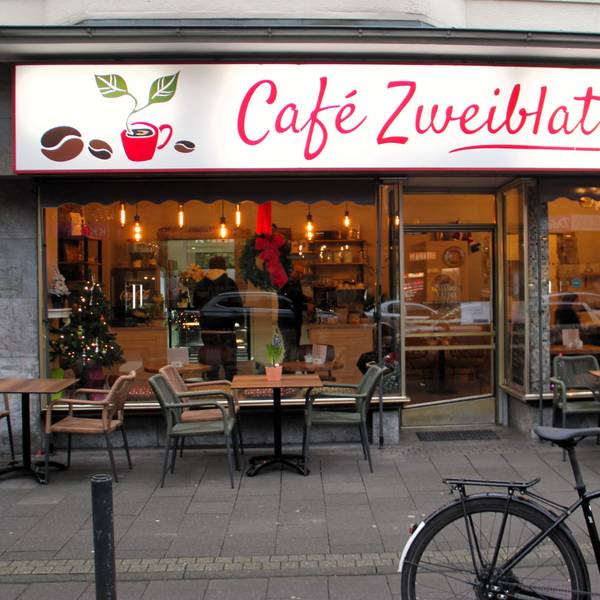 Das Café von Außen.