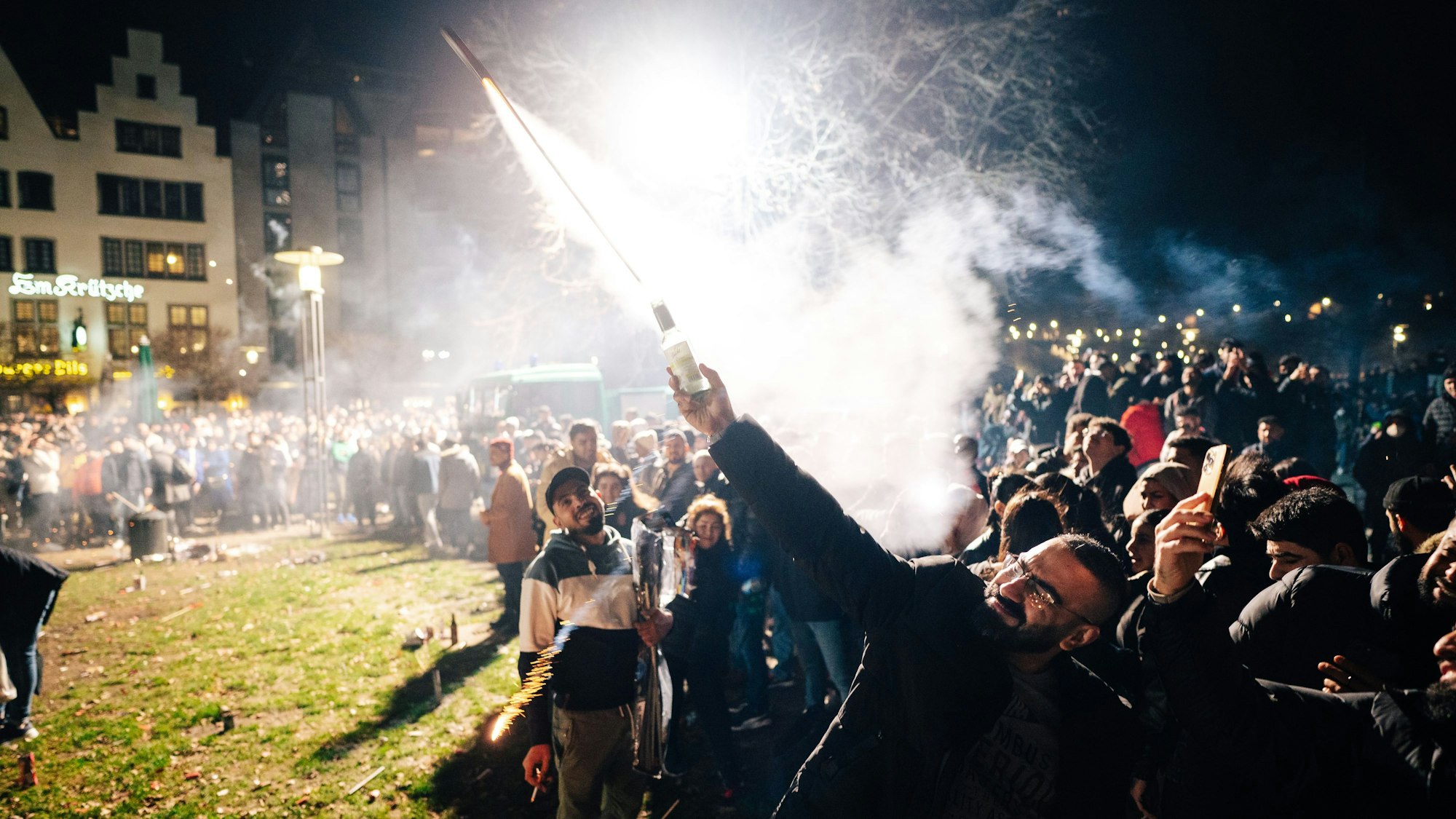 Im vergangenen Jahr kam es im Rheingarten zu dramatischen Szenen.