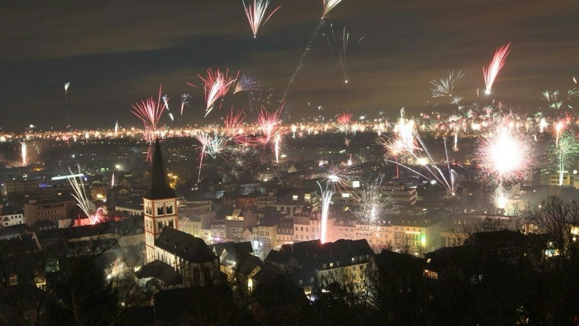 Silvester auf dem Michaelsberg.