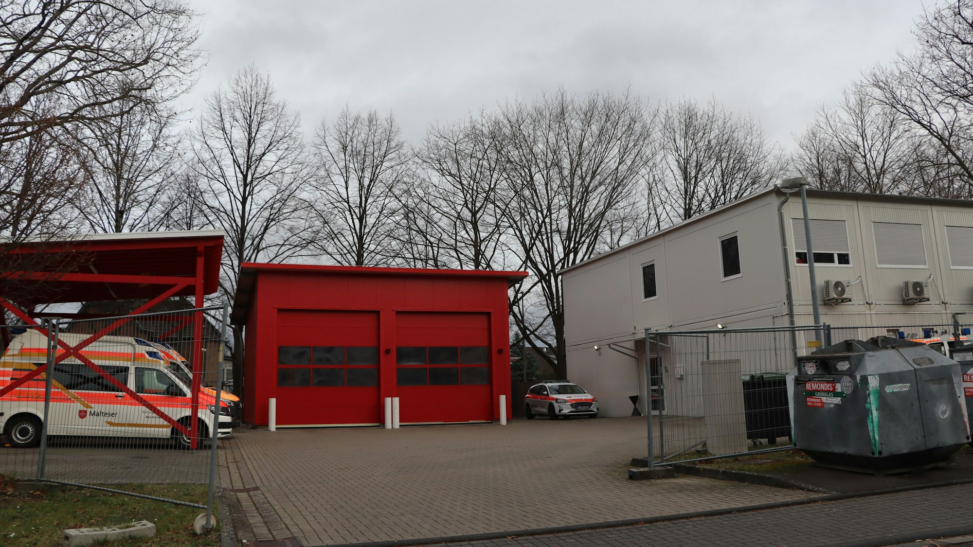 Die Rettungswache der Malteser in Bornheim ist trotz der Erweiterung im Jahre 2021 zu klein