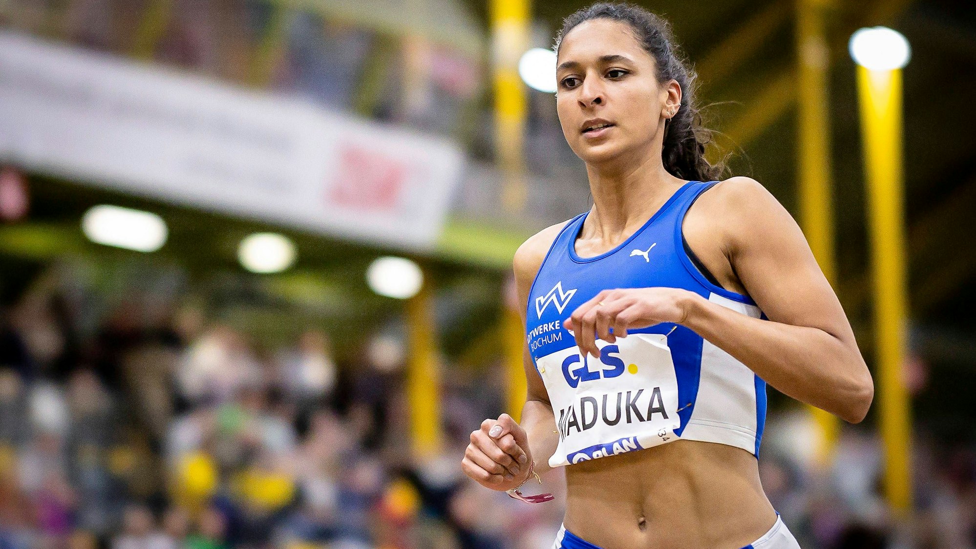 Deutsche Leichtathletik-Hallenmeisterschaften Dortmund, 18.02.2023 Jessie Maduka TV Wattenscheid 01 Deutsche Leichtathletik-Hallenmeisterschaften am 18.02.2023 in der Helmut-Koernig-Halle in Dortmund. *** German Athletics Indoor Championships Dortmund, 18 02 2023 Jessie Maduka TV Wattenscheid 01 German Athletics Indoor Championships on 18 02 2023 in the Helmut Koernig Hall in Dortmund. Copyright: xBEAUTIFULxSPORTS/AxelxKohringx