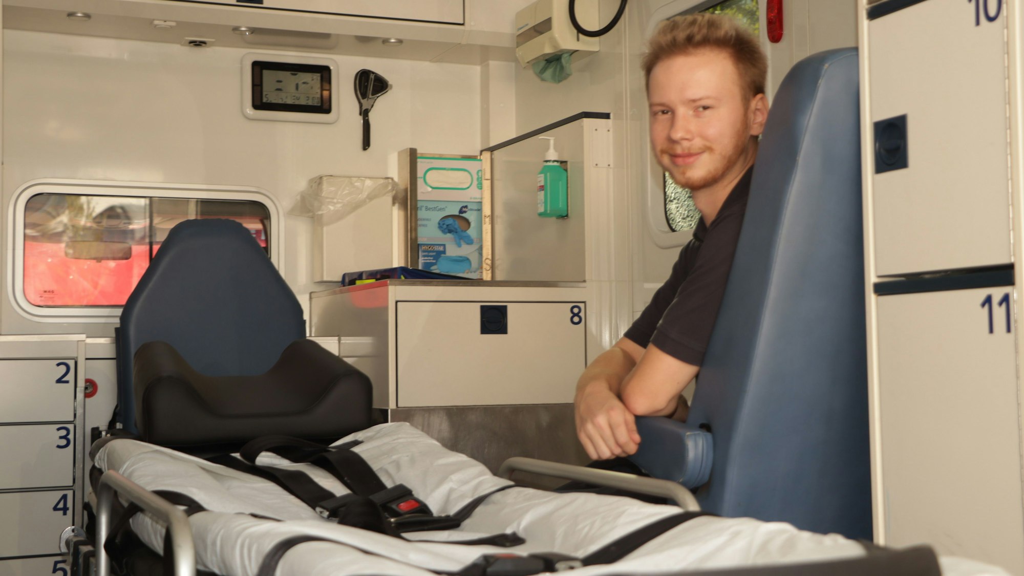 Marco Ryll (25) hat über das Ehrenamt bei den Maltesern als Schulsanitäter sogar seine berufliche Perspektive gefunden.