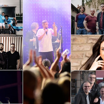 Neben etablierten Bands wie Kasalla testet die „Loss mer singe“-Jury auch Bands und Musiker wie Pimock (im Uhrzeigersinn), Domhätzje Nadine, Höösch, Rudbaat, Aach un Kraach und die Rhythmussportgruppe.