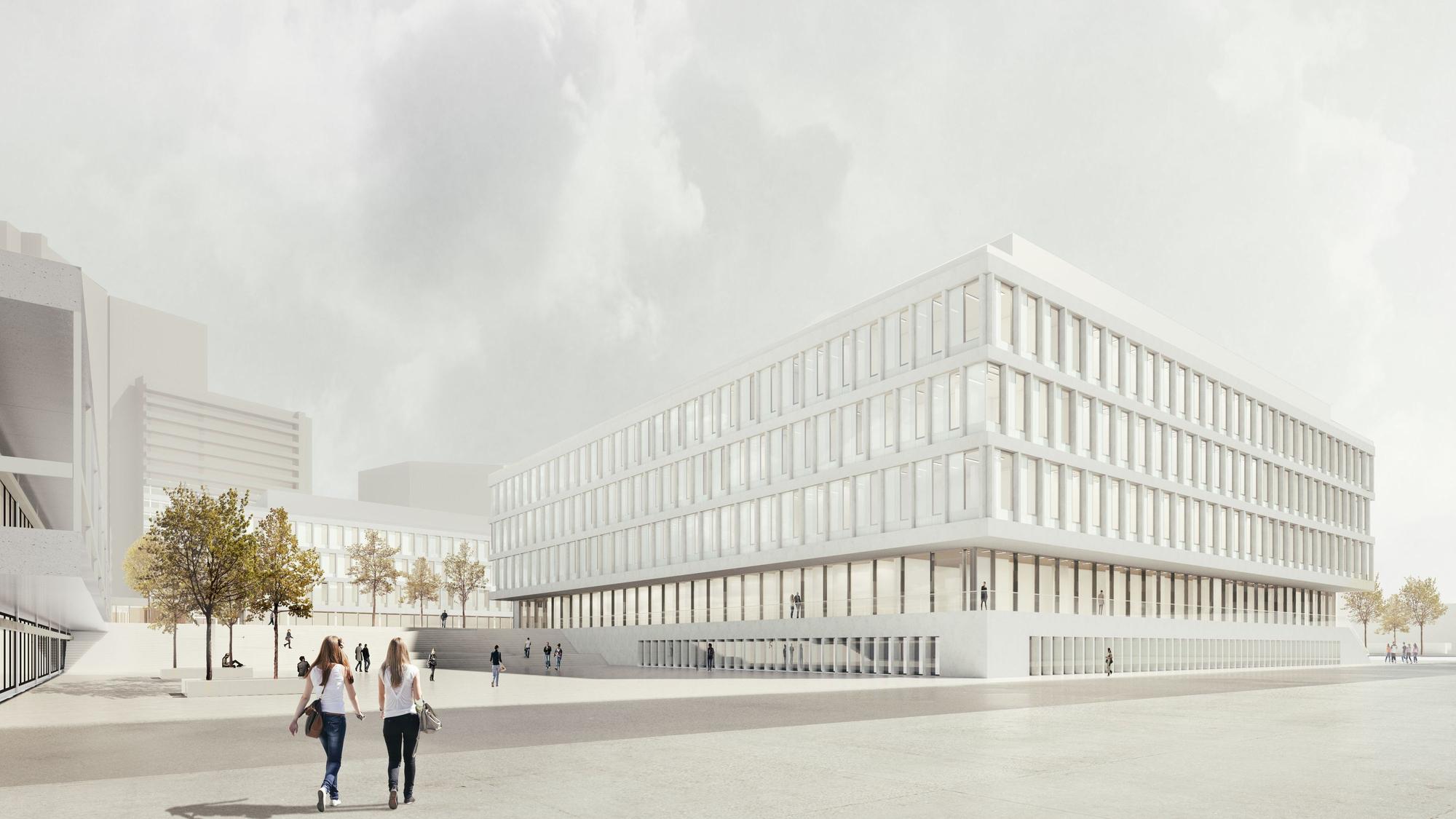 So soll das neue Chemie-Gebäude der Uni Köln einmal aussehen.