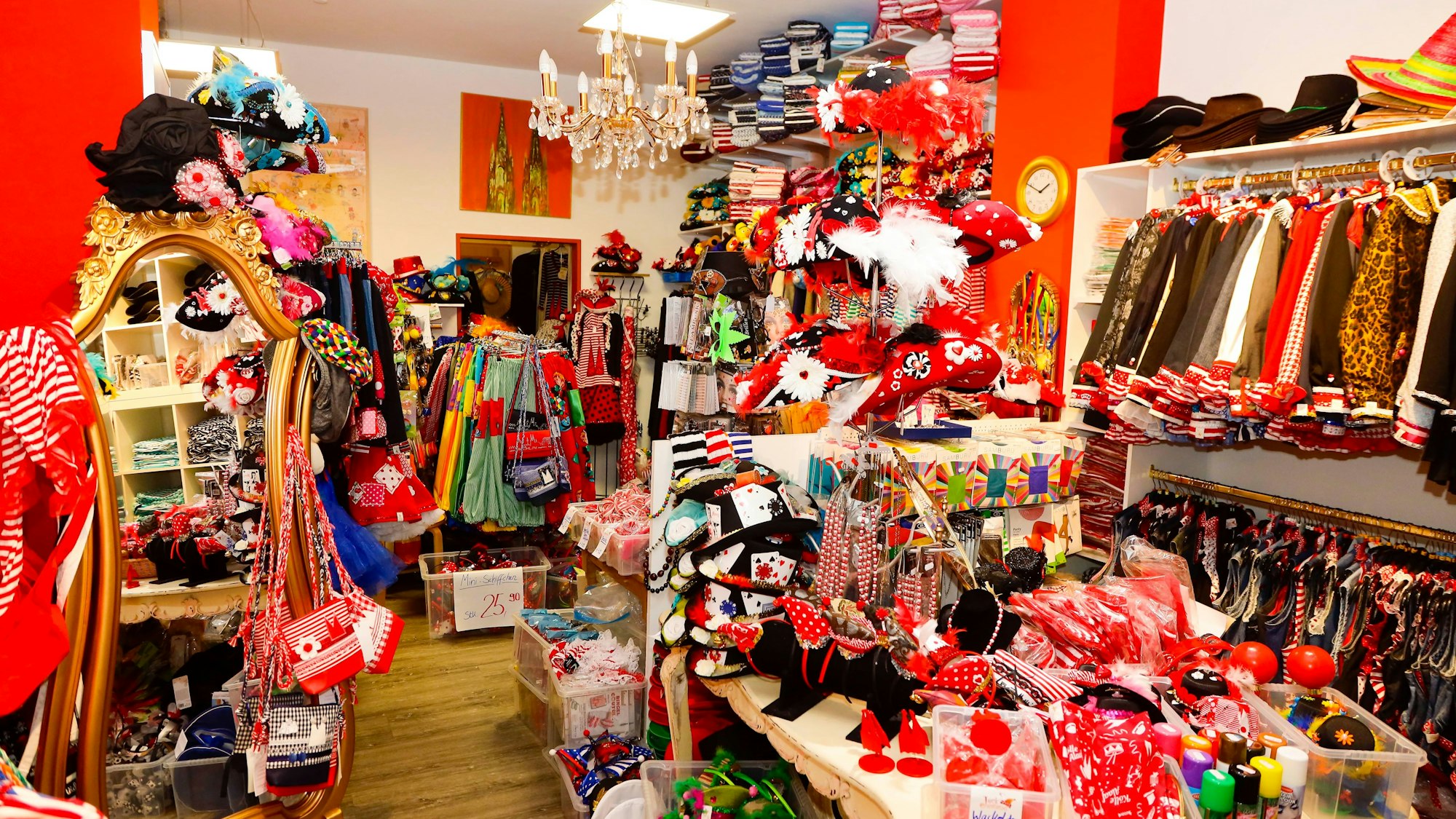 Blick in das Ladenlokal Jeck Jewand