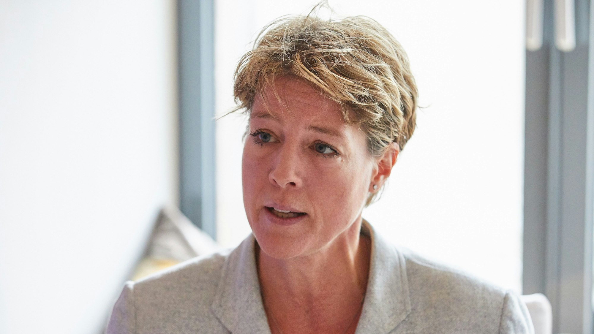 Christina Block, Unternehmerin, aufgenommen bei einem Pressegepräch.