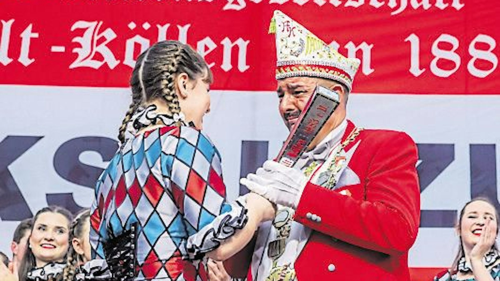 Kurzes Vergnügen: Erst vor einem Jahr war Stephan Degueldre als Präsident der KG Alt-Köllen eingeführt worden, jetzt ist er im Zuge des Finanzskandals zurückgetreten.