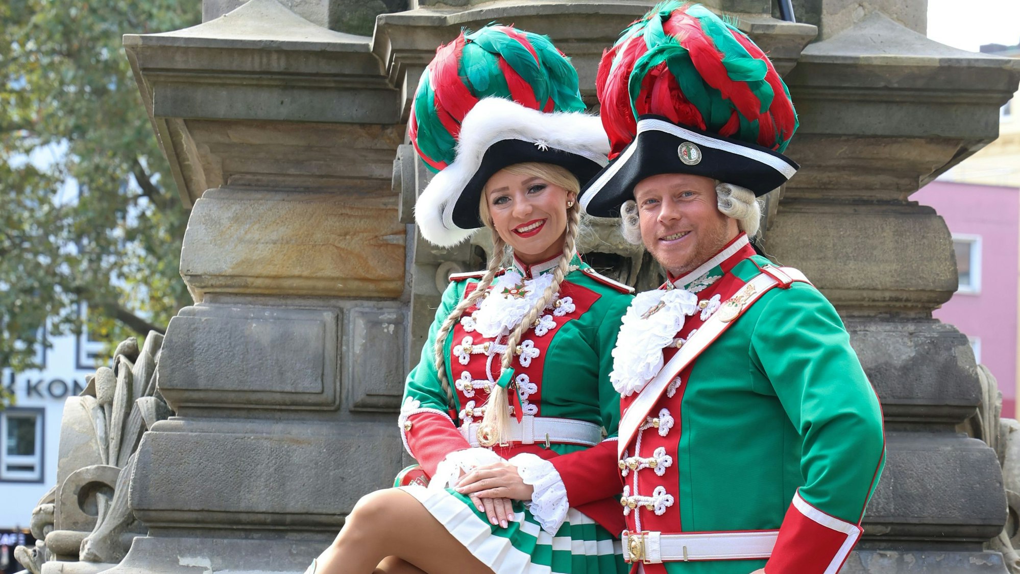 Jeanette Koziol und Jens Käbbe von den Altstädtern.