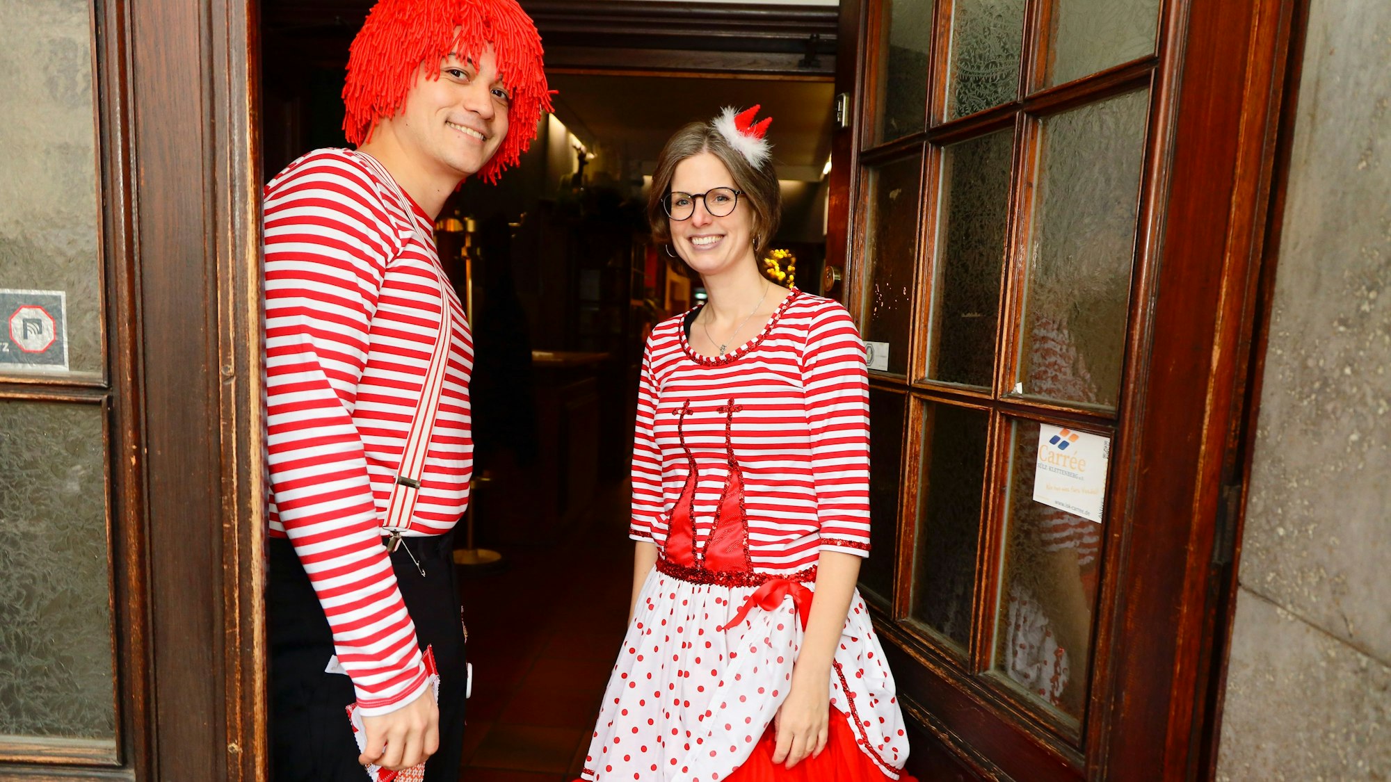 Unsere Autoren im Köln-Kostüm