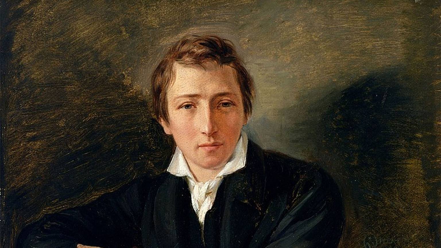 Heinrich Heine, Gemälde von Moritz Daniel Oppenheim, 1831