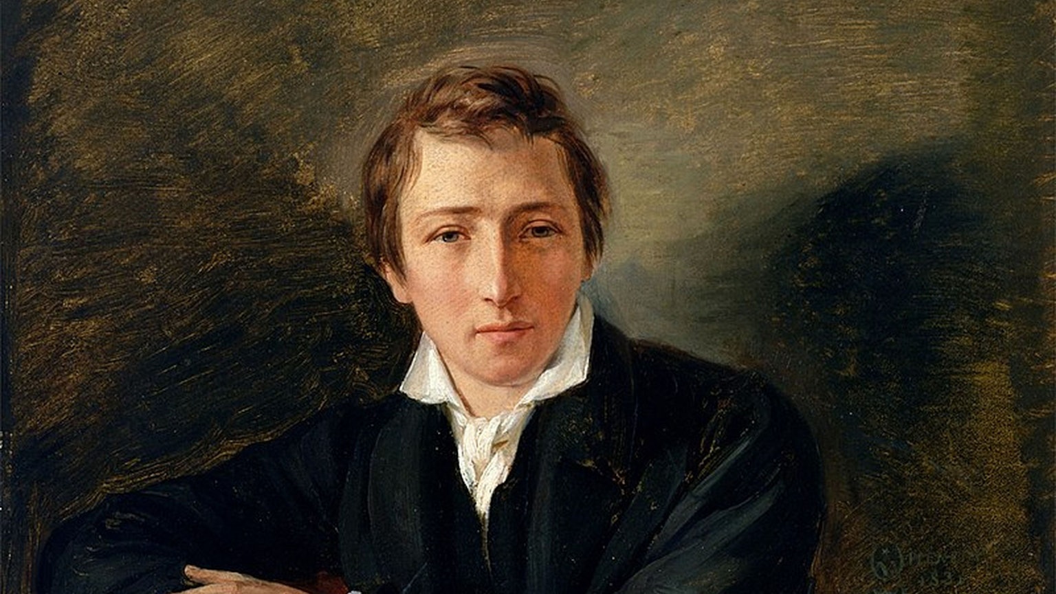 Heinrich Heine, Gemälde von Moritz Daniel Oppenheim, 1831