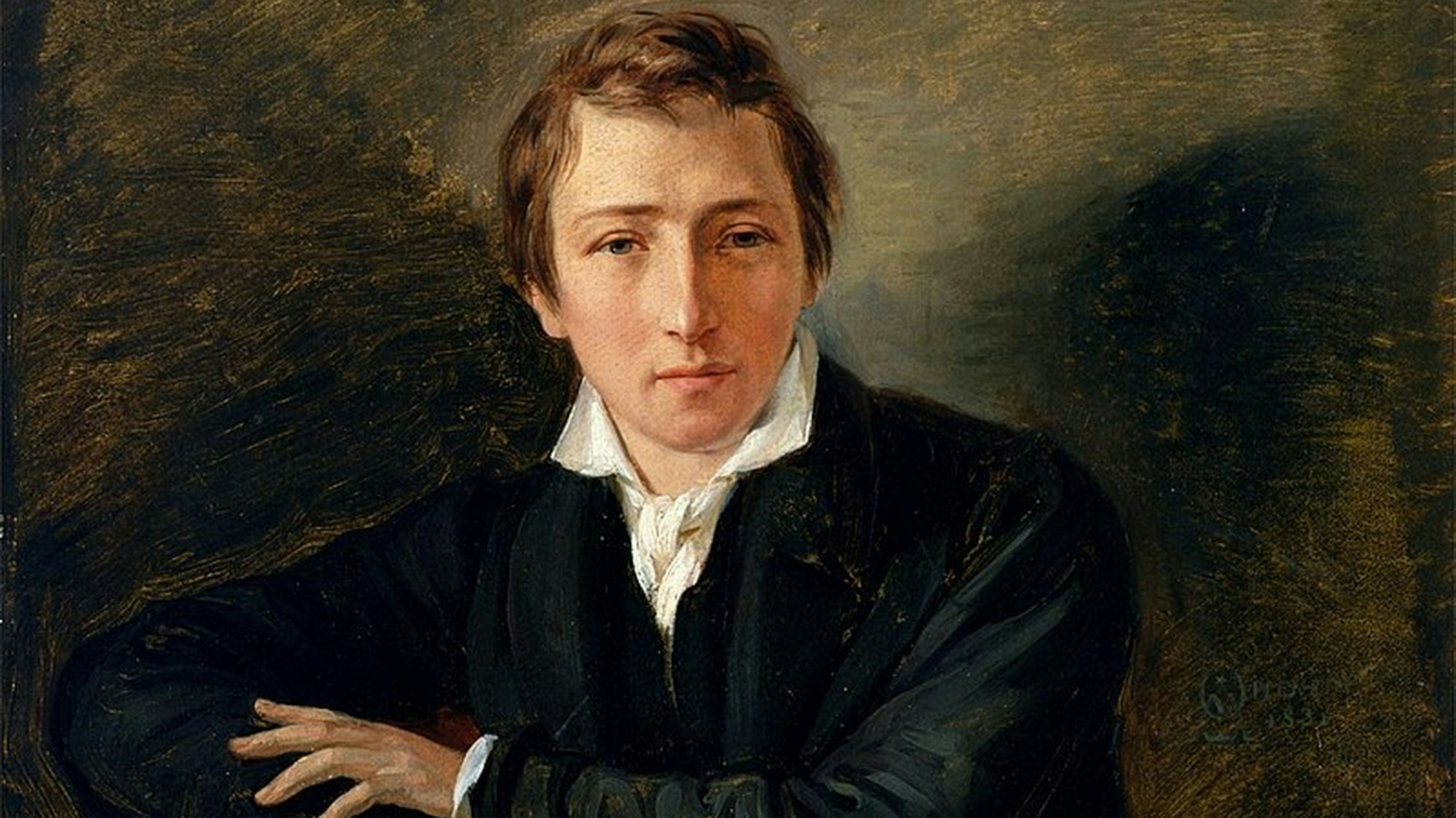 Heinrich Heine, Gemälde von Moritz Daniel Oppenheim, 1831