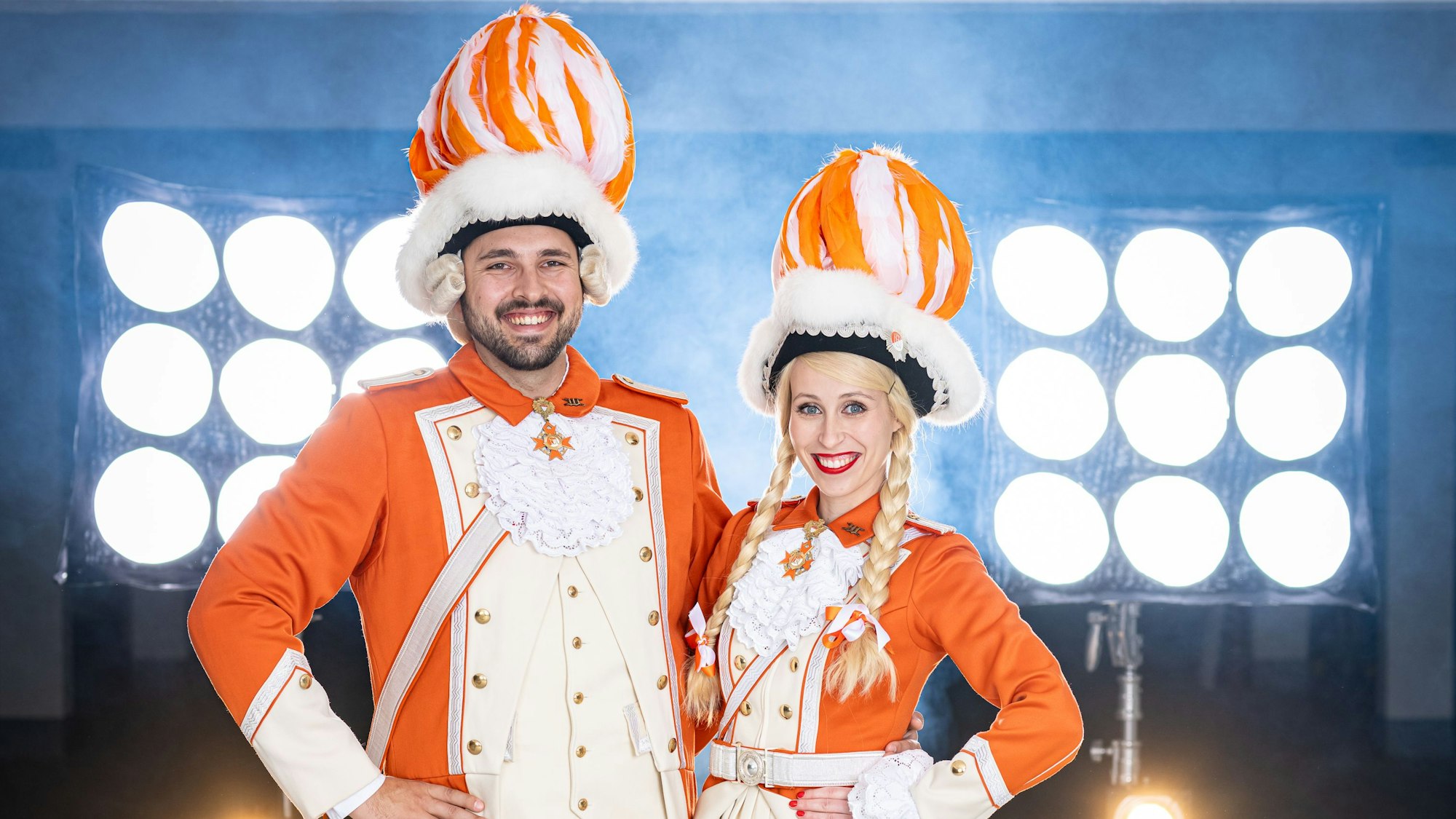 Svenja Klupsch und Niklas Wilske von der Nippeser Bürgerwehr.