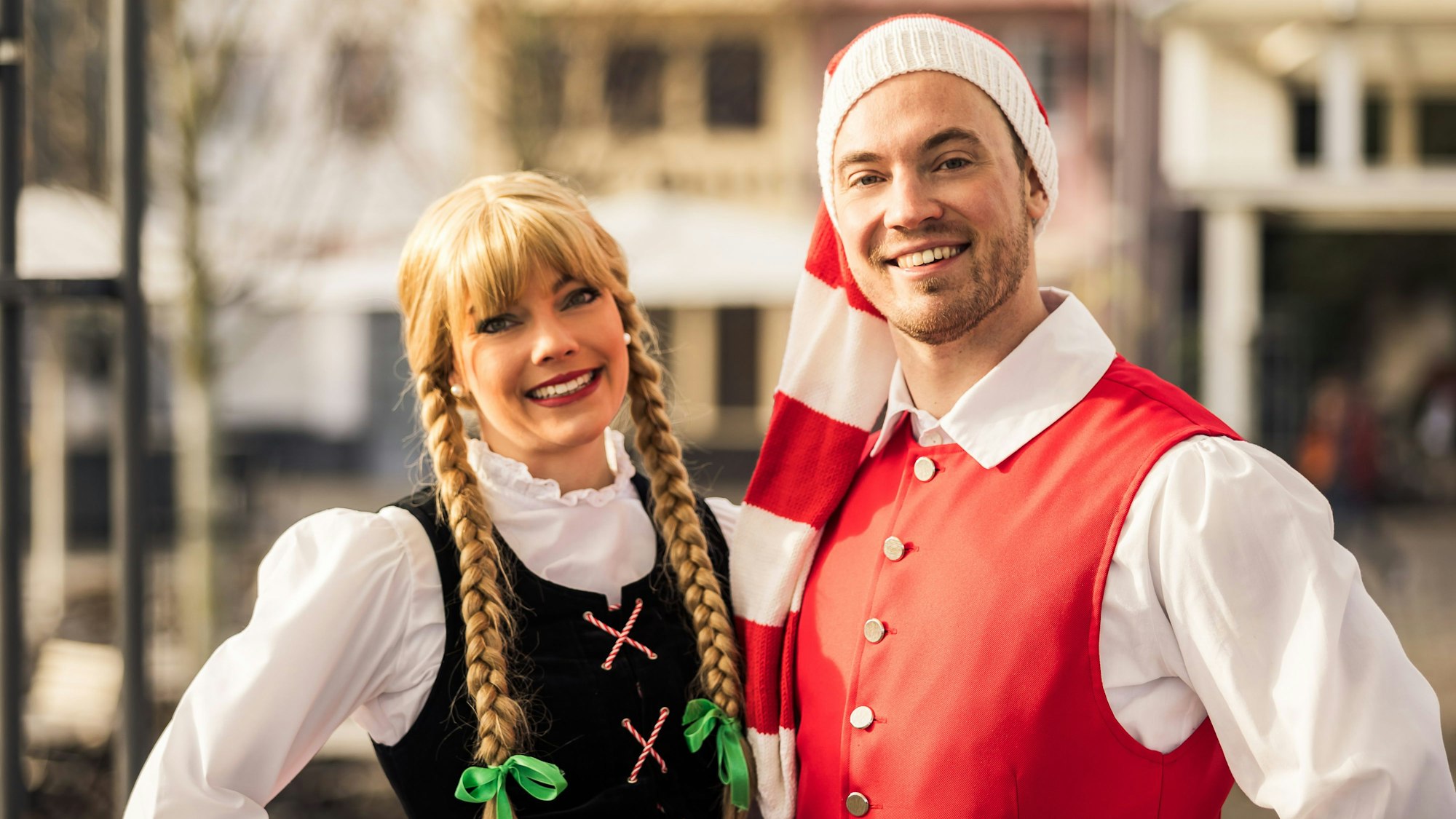 Katharina Frorath und Nils Kopshoff von der Original Tanzgruppe Kölsch Hännes´chen.