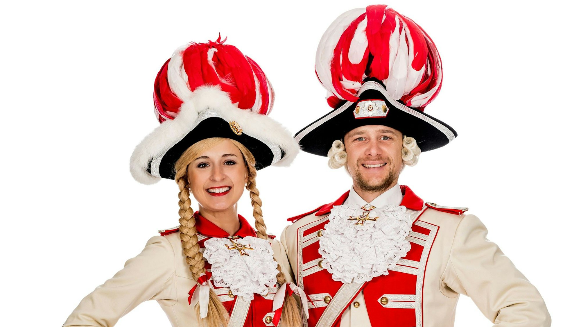 Sandra Wüst und Thomas Engel von der Prinzen-Garde Köln.