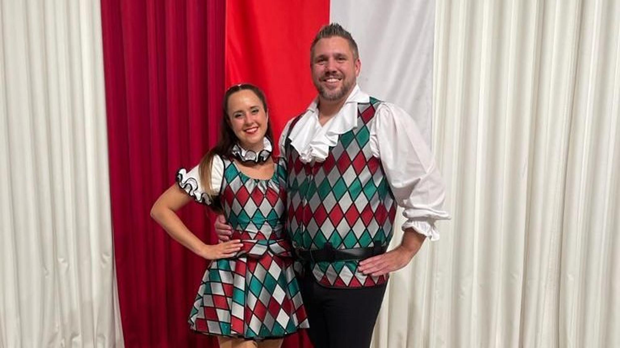 Janine Paul und Michael Rehm von den Kölschen Harlequins.