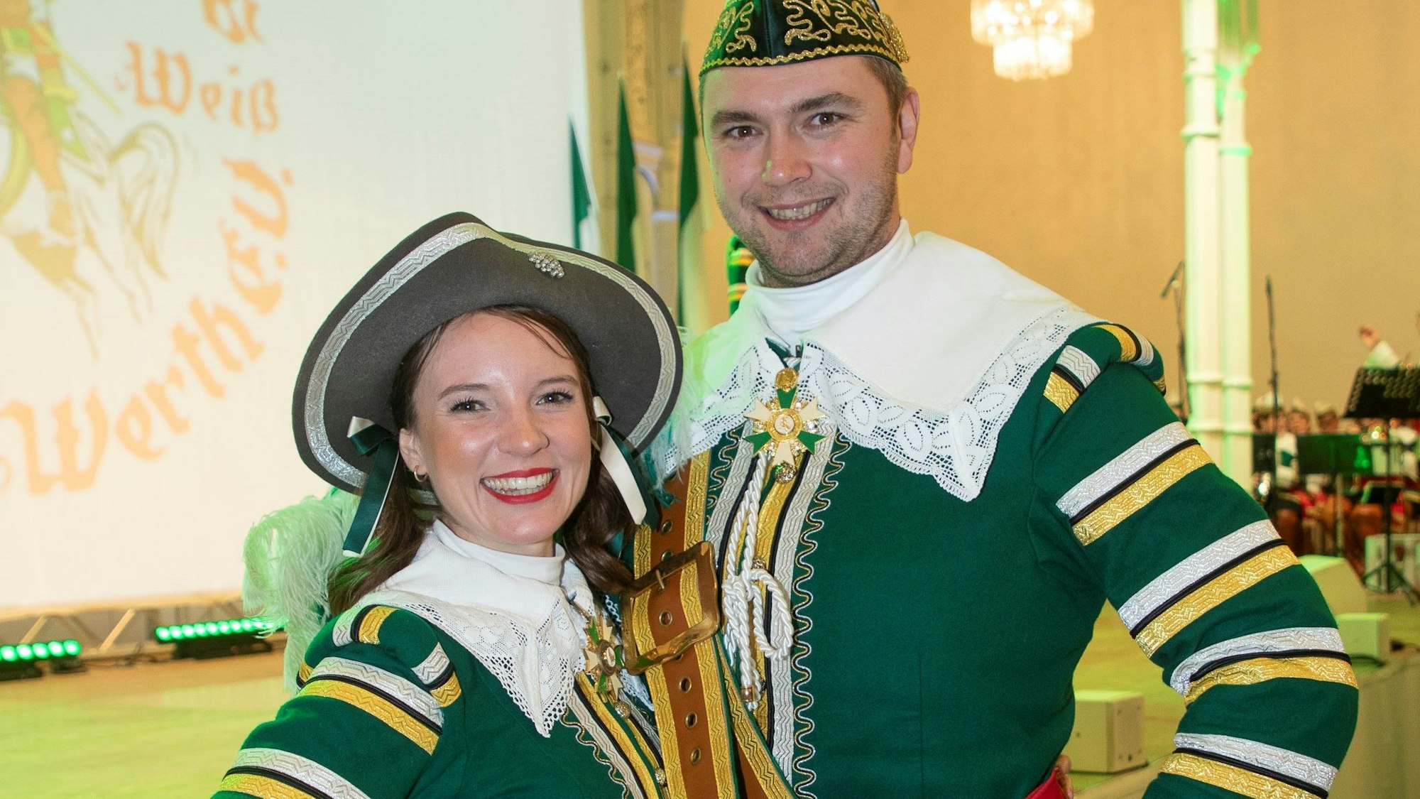 Lisa Quotschalla und Sascha Beslic vom Reiterkorps Jan von Werth.