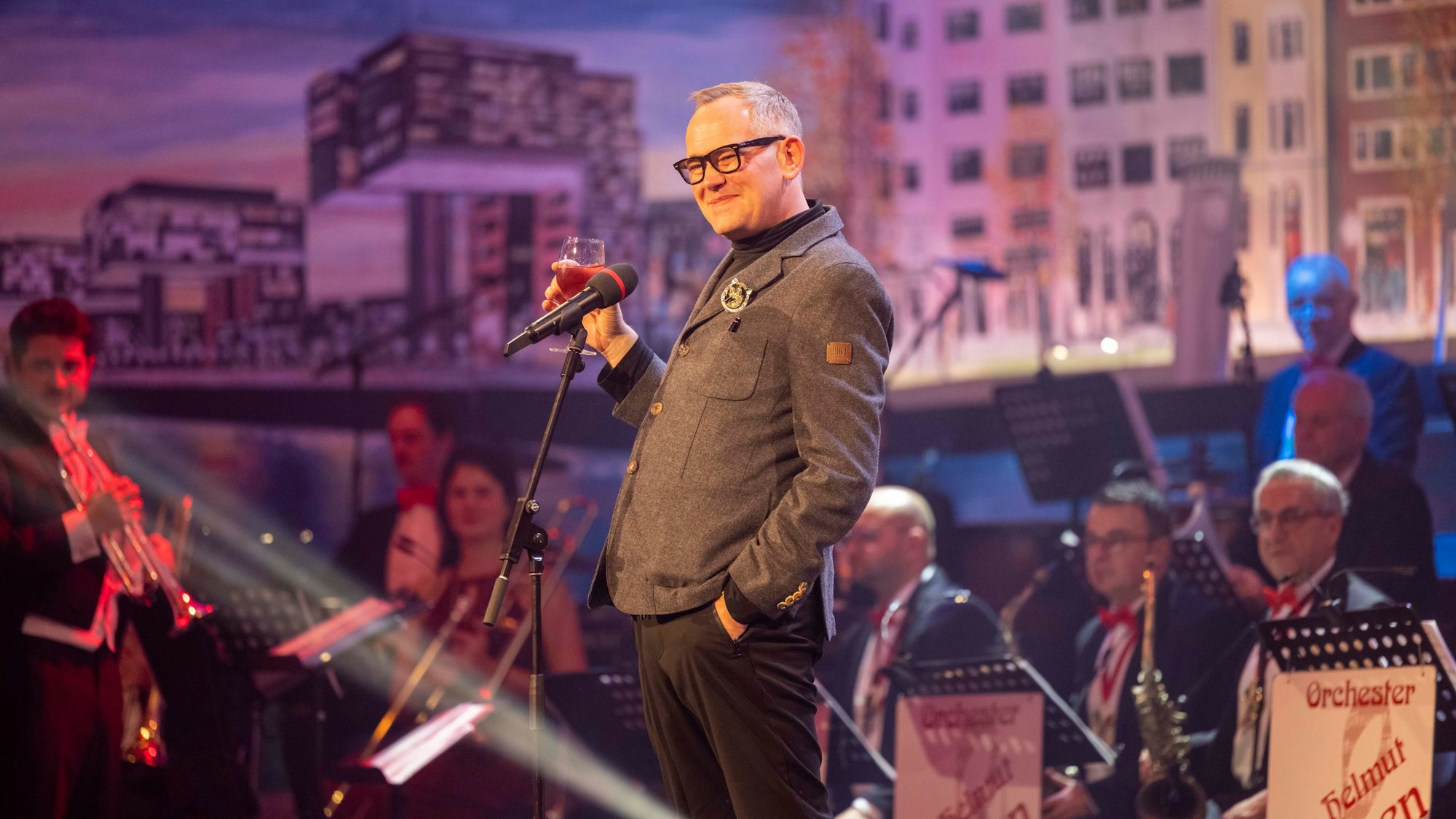 Jörg P. Weber als Horst Muys bei der Prinzenproklamation 2025.