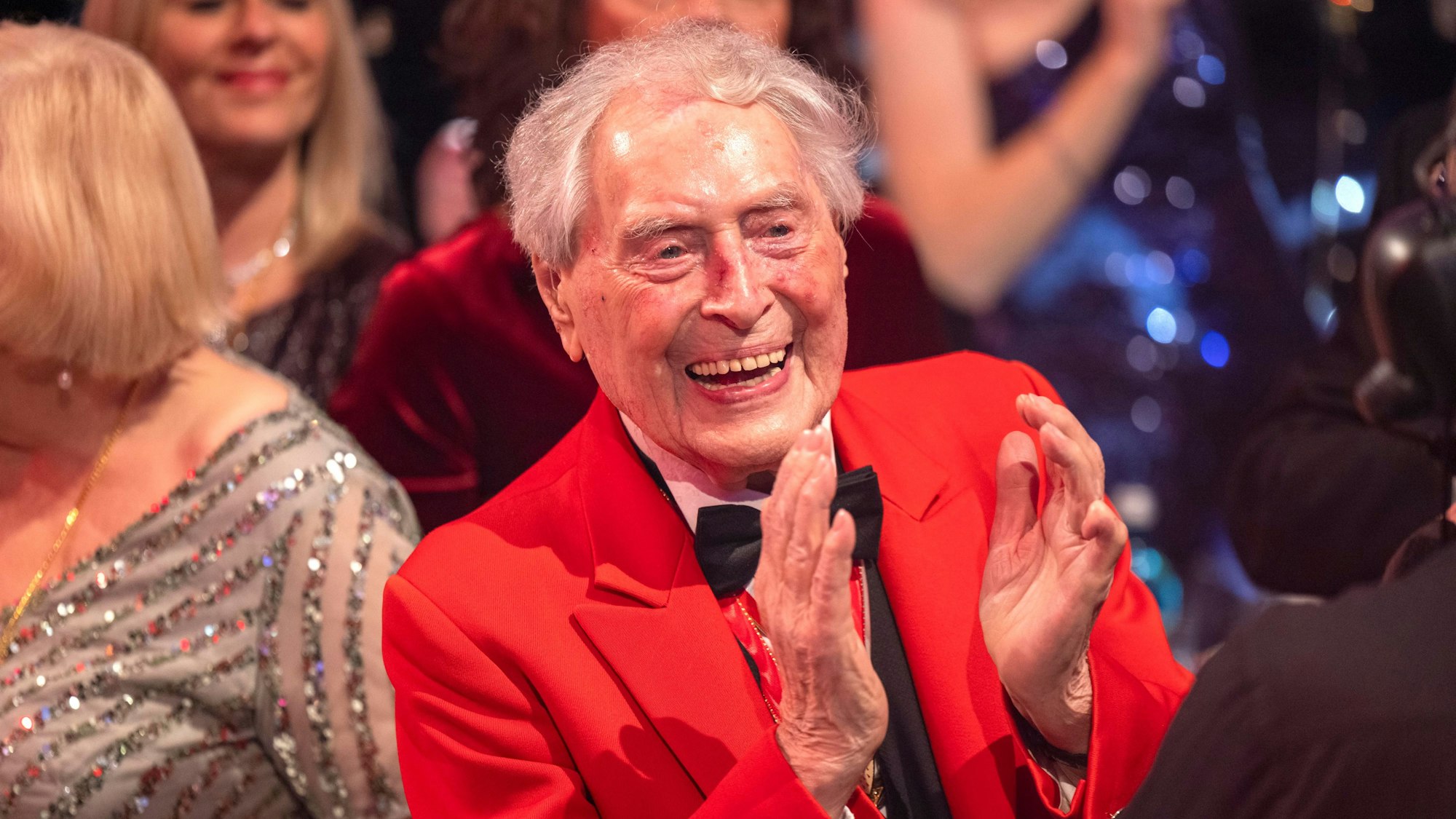 Ludwig Sebus war bei vielen Veranstaltungen als Ehrengast mit dabei, hier bei der Prinzenproklamation